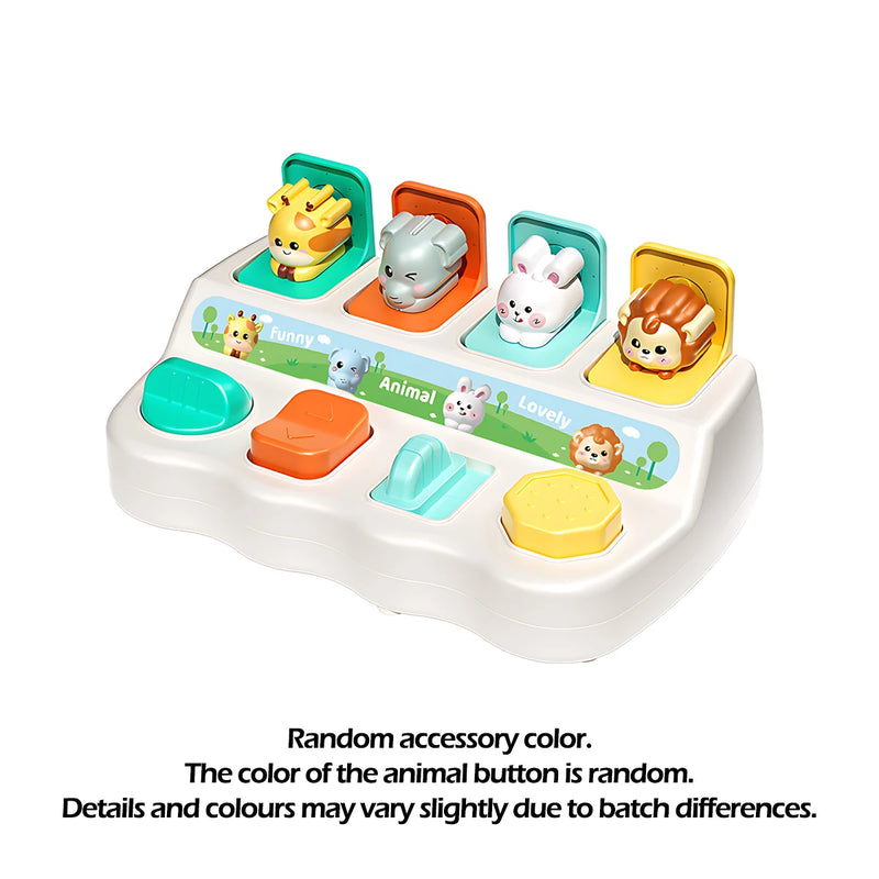Brinquedo pop up interativo com animais